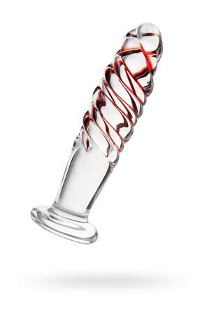 Анальная втулка Sexus Glass, стекло, прозрачная, 15,5 см,  3,5 см